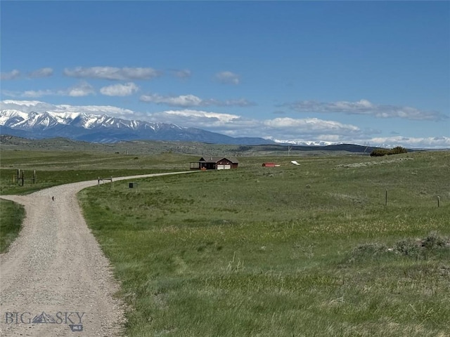 30 Grand View Ln, Big Timber, MT 59011 - view of mountain backdrop with rural landscape and a pastoral area
