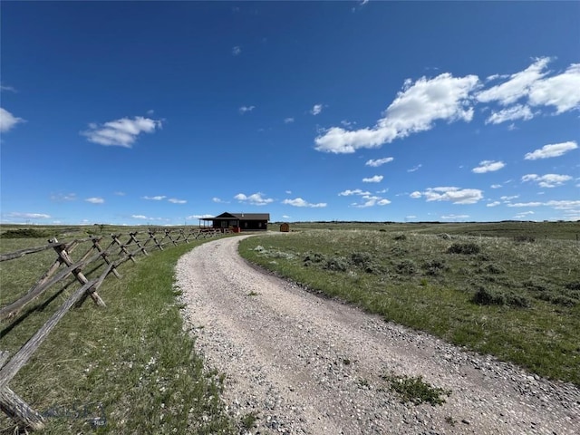 30 Grand View Ln, Big Timber, MT 59011 - view of dirt / gravel driveway featuring a rural view
