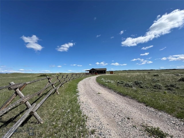 30 Grand View Ln, Big Timber, MT 59011 - view of dirt / gravel road featuring a rural view