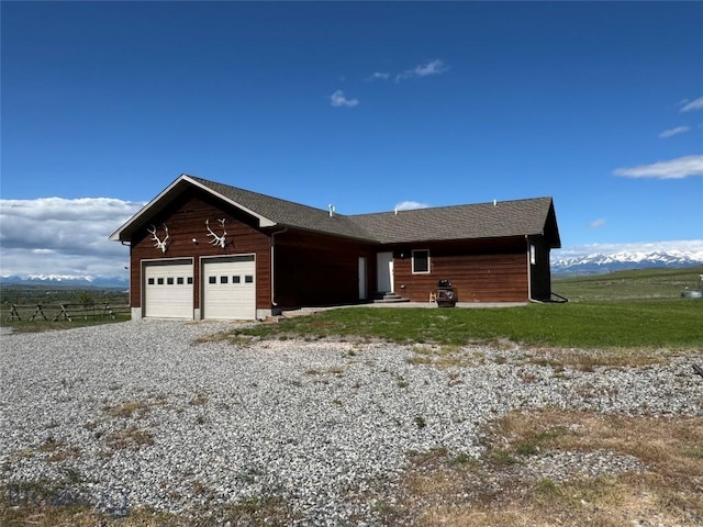 30 Grand View Ln, Big Timber, MT 59011 - ranch-style house with a garage and driveway