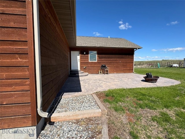 30 Grand View Ln, Big Timber, MT 59011 - view of yard with a patio and an outdoor fire pit