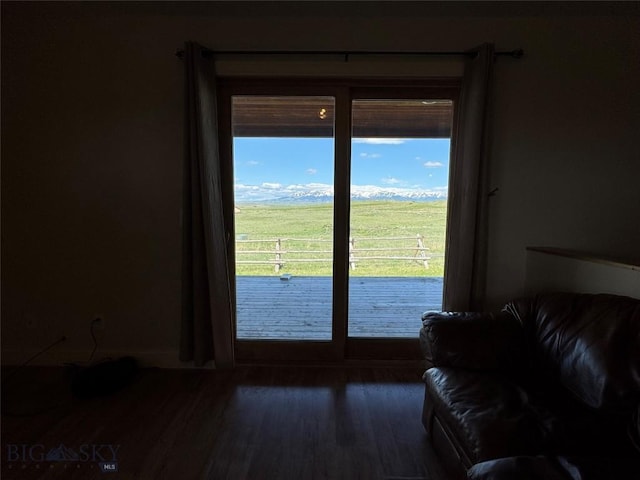 30 Grand View Ln, Big Timber, MT 59011 - doorway featuring dark wood-type flooring