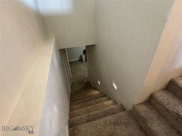 30 Grand View Ln, Big Timber, MT 59011 - stairs with carpet flooring