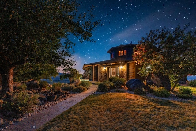14585 Eagle Eye Way, Gallatin Gateway, MT 59730 - view of front of home featuring a front yard