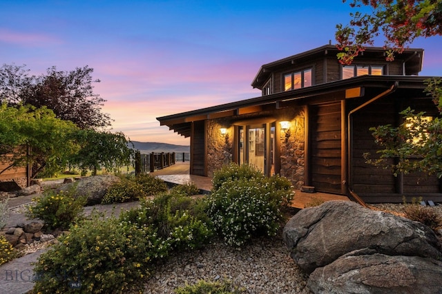 14585 Eagle Eye Way, Gallatin Gateway, MT 59730 - view of rear view of house
