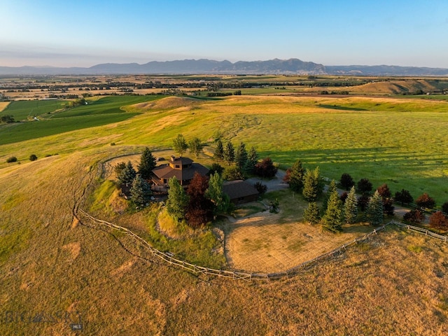14585 Eagle Eye Way, Gallatin Gateway, MT 59730 - aerial overview of property's location featuring a mountainous background and rural landscape