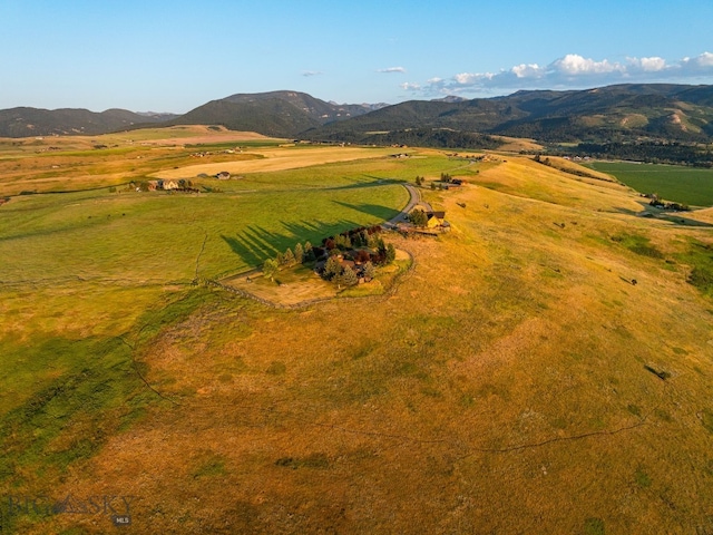 14585 Eagle Eye Way, Gallatin Gateway, MT 59730 - overview of rural landscape featuring a mountain backdrop