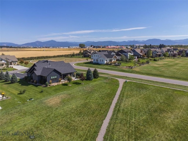 646 Arrow Trl, Bozeman, MT 59718 - aerial view of residential area featuring mountains
