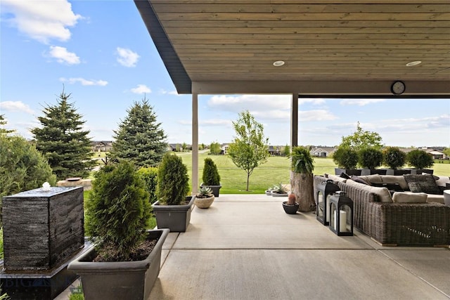 646 Arrow Trl, Bozeman, MT 59718 - view of patio with an outdoor living space