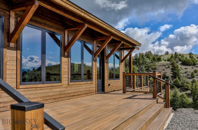16 Sagittarius Skwy, Emigrant, MT 59027 - view of wooden terrace