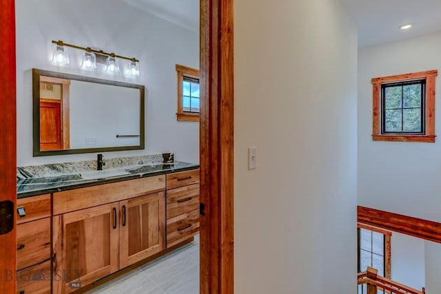 16 Sagittarius Skwy, Emigrant, MT 59027 - bathroom featuring vanity and tile patterned flooring
