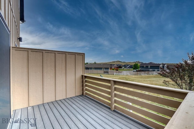 1102 Ridgeview Trl, Livingston, MT 59047 - wooden terrace featuring a residential view