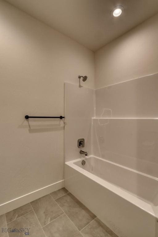 1102 Ridgeview Trl, Livingston, MT 59047 - full bathroom with shower / bathtub combination, recessed lighting, and tile patterned floors