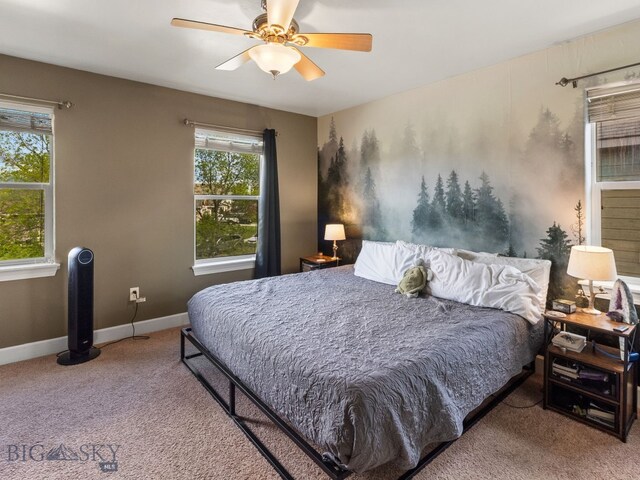 1009 Wyoming St, Belgrade, MT 59714 - bedroom with carpet flooring and ceiling fan