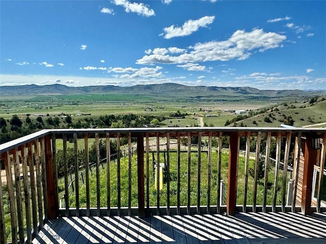 400 Broken Creek Rd, Three Forks, MT 59752 - balcony featuring a mountain view