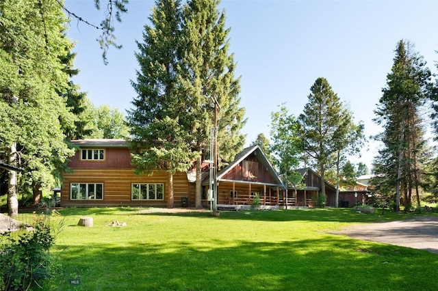 495 Jardine Rd, Gardiner, MT 59030 - back of property with a lawn