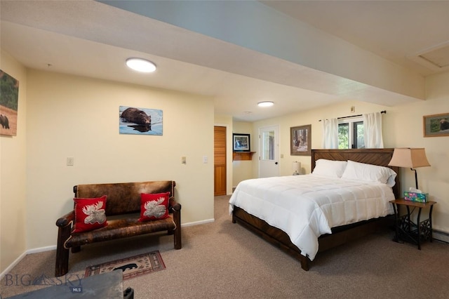 495 Jardine Rd, Gardiner, MT 59030 - carpeted bedroom featuring baseboards and recessed lighting