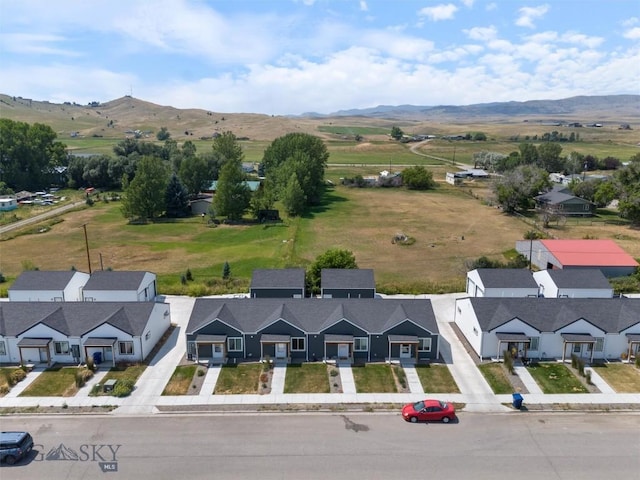 407 Brookline St Unit A, Livingston, MT 59047 - aerial view of residential area with mountains