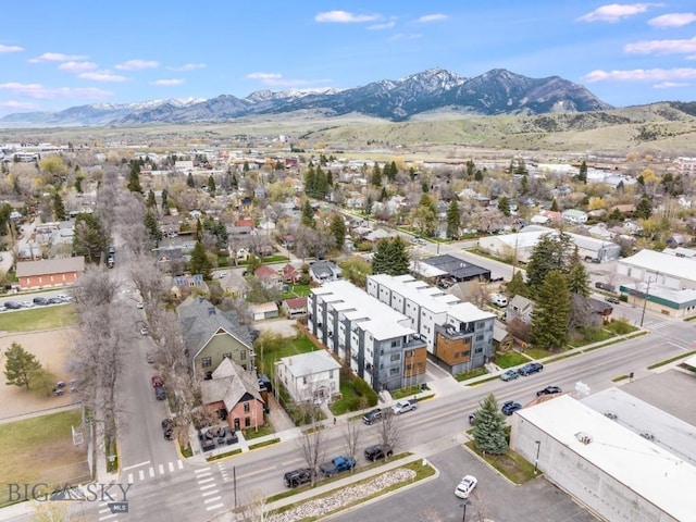 519 E Mendenhall St, Bozeman, MT 59715 - aerial perspective of suburban area with mountains