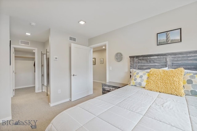 519 E Mendenhall St, Bozeman, MT 59715 - carpeted bedroom featuring baseboards, a spacious closet, and a closet