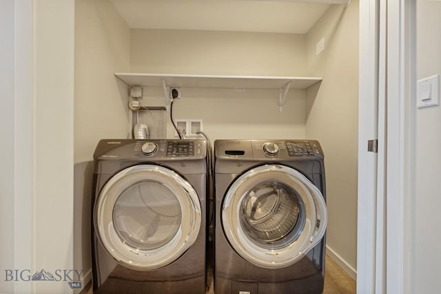 519 E Mendenhall St, Bozeman, MT 59715 - laundry room featuring independent washer and dryer