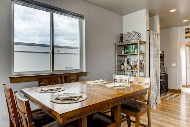 33 Intrepid Dr, Bozeman, MT 59718 - dining space featuring light wood-type flooring, recessed lighting, and baseboards
