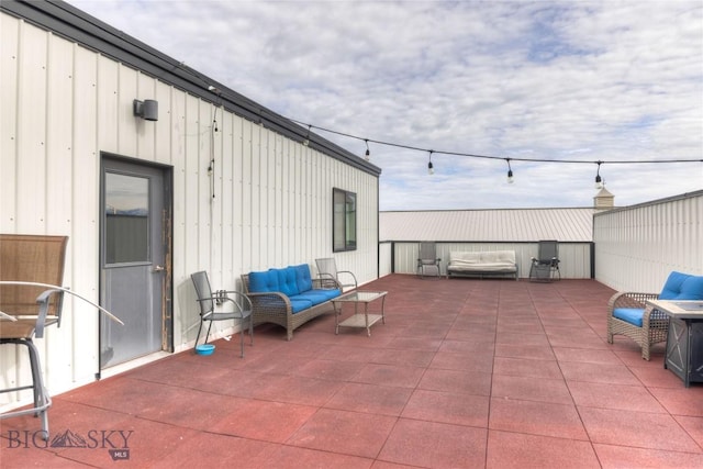 33 Intrepid Dr, Bozeman, MT 59718 - view of patio featuring outdoor lounge area