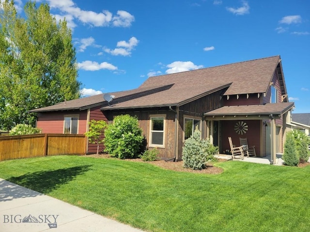 3493 Lolo Way, Bozeman, MT 59718 - rear view of house with a shingled roof