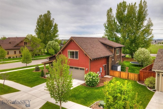 3493 Lolo Way, Bozeman, MT 59718 - view of front of property featuring concrete driveway, a garage, and a shingled roof