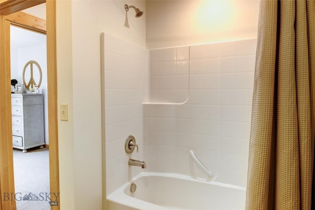 3493 Lolo Way, Bozeman, MT 59718 - bathroom featuring shower / bath combo with shower curtain
