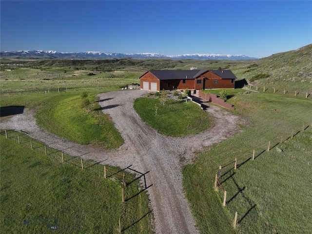 115AND117 Otter Creek Rd, Big Timber, MT 59011 - overview of rural landscape with a mountain backdrop