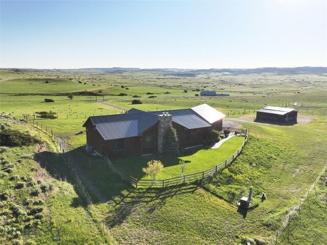 115AND117 Otter Creek Rd, Big Timber, MT 59011 - overview of rural landscape with agricultural land