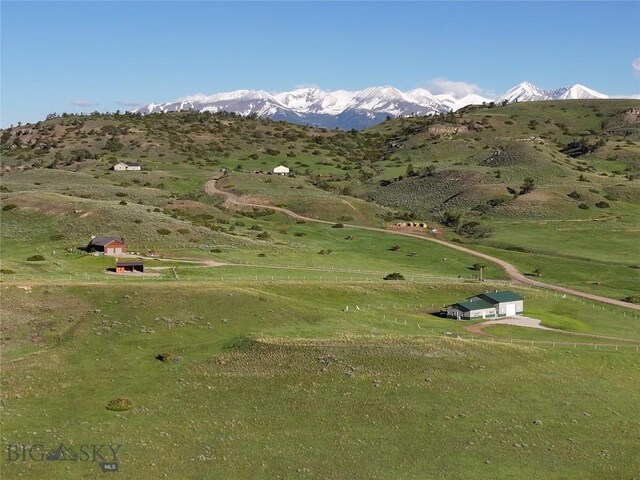 115AND117 Otter Creek Rd, Big Timber, MT 59011 - view of mountain backdrop featuring rural landscape and agricultural land