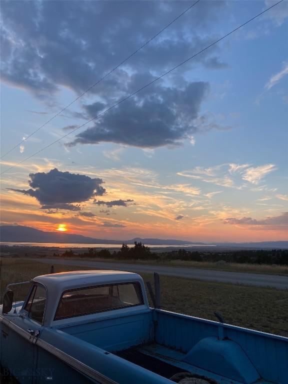 222 S Fork Ray Creek Rd, Townsend, MT 59644 - view of pool at dusk