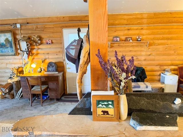 222 S Fork Ray Creek Rd, Townsend, MT 59644 - detailed view of rustic walls