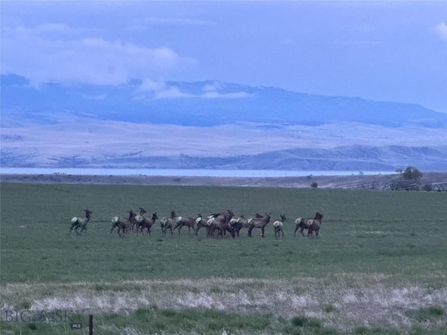 222 S Fork Ray Creek Rd, Townsend, MT 59644 - water view featuring a mountainous background and rural landscape