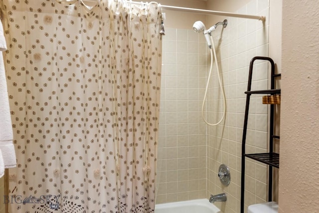 75 Rose Hip Cir, Big Sky, MT 59716 - full bath featuring shower / tub combo with curtain