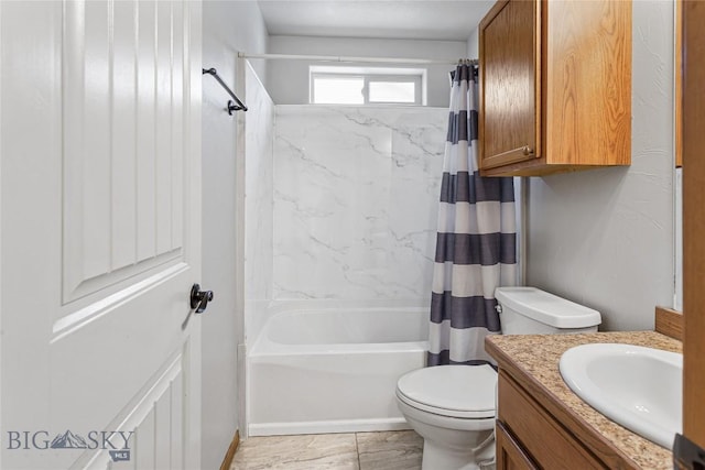3135 Mantle, Butte, MT 59701 - full bath featuring shower / bath combo, vanity, and toilet