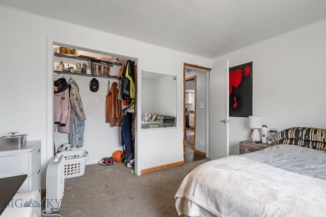 2422 Pine St, Butte, MT 59701 - carpeted bedroom with a closet and baseboards
