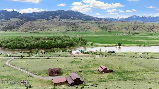 198 E River Rd, Emigrant, MT 59027 - view of community with a rural view and a water and mountain view