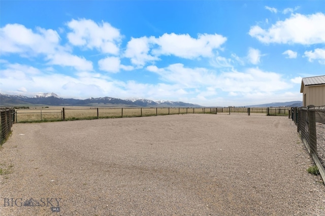 106 Lonesome Dove Rd, Cameron, MT 59720 - view of yard with a mountain view and a rural view