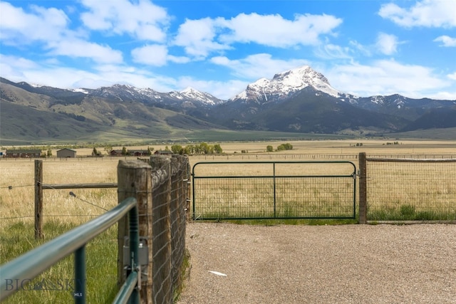 106 Lonesome Dove Rd, Cameron, MT 59720 - view of mountain background with rural landscape and agricultural land