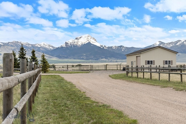 106 Lonesome Dove Rd, Cameron, MT 59720 - mountain view featuring rural landscape