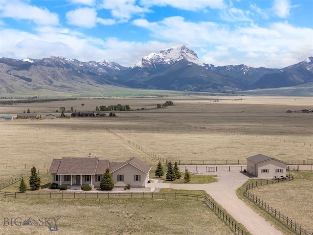 106 Lonesome Dove Rd, Cameron, MT 59720 - mountain view featuring rural landscape