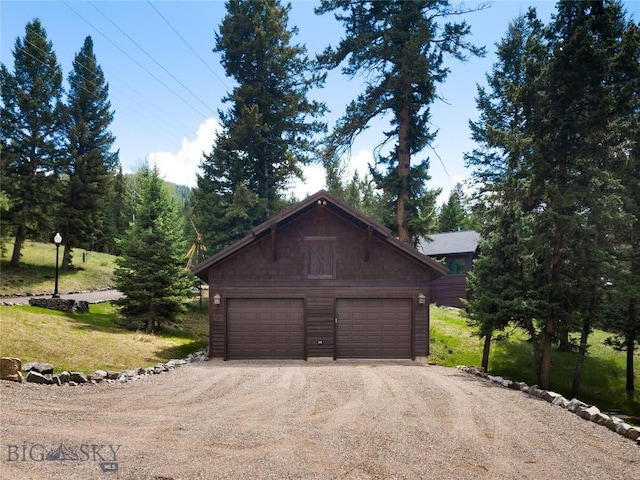250 Petes Way, Big Sky, MT 59730 - detached garage with driveway