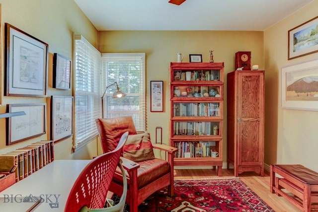 923 W Clark St, Livingston, MT 59047 - living area with wood finished floors