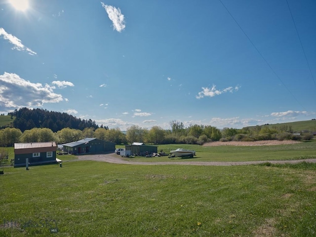 2178 Little Bear Rd, Gallatin Gateway, MT 59730 - view of green lawn featuring dirt driveway