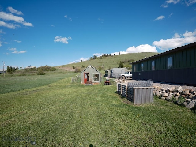 2178 Little Bear Rd, Gallatin Gateway, MT 59730 - view of grassy yard featuring an outdoor structure