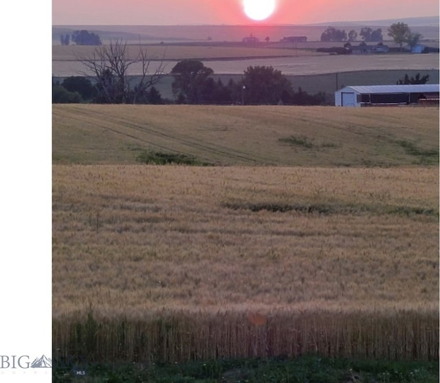 145 Cushing Ln, Manhattan, MT 59741 - yard at dusk with a view of rural / pastoral area and a yard