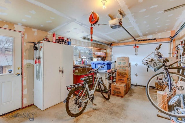 425 N 7th St, Livingston, MT 59047 - garage featuring a garage door opener